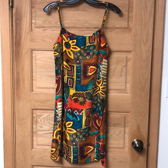PK Mui Silk Tropical Print Slipdress - Picture 2 of 2